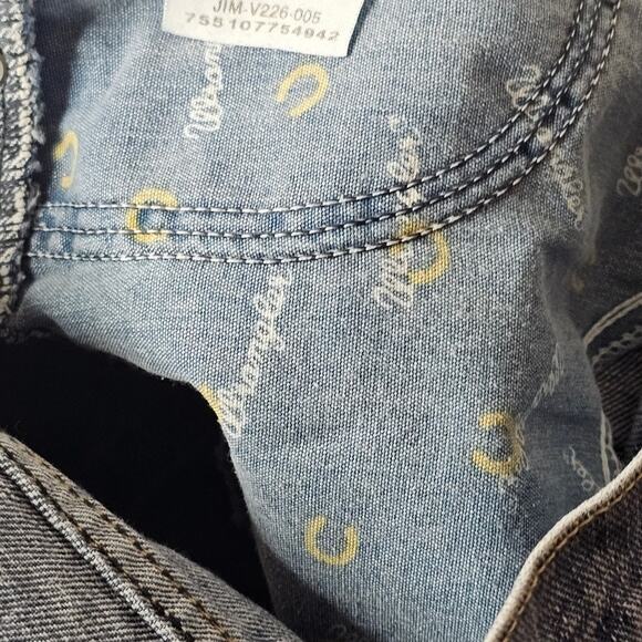 Vintage Y2K Wrangler 9/10 32 Medium Wash Western Jeans Denim Rodeo 90s Cowgirl - Picture 10 of 16